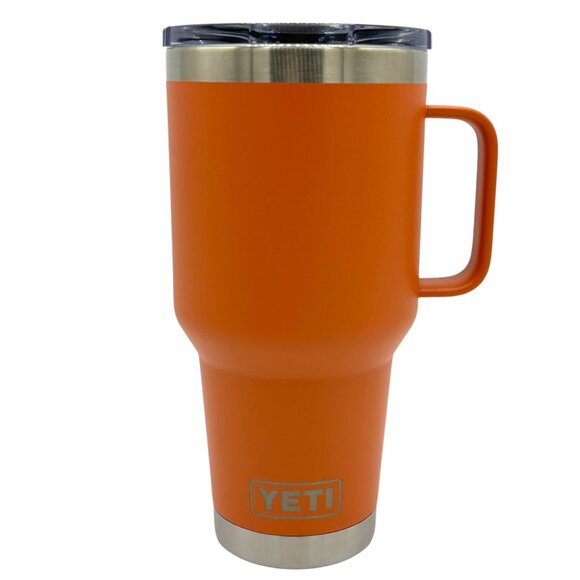 LASER ENGRAVED PERSONALIZATION YETI 30oz. Stronghold Travel Mug HIGH DESERT CLAY - Picture 1 of 2